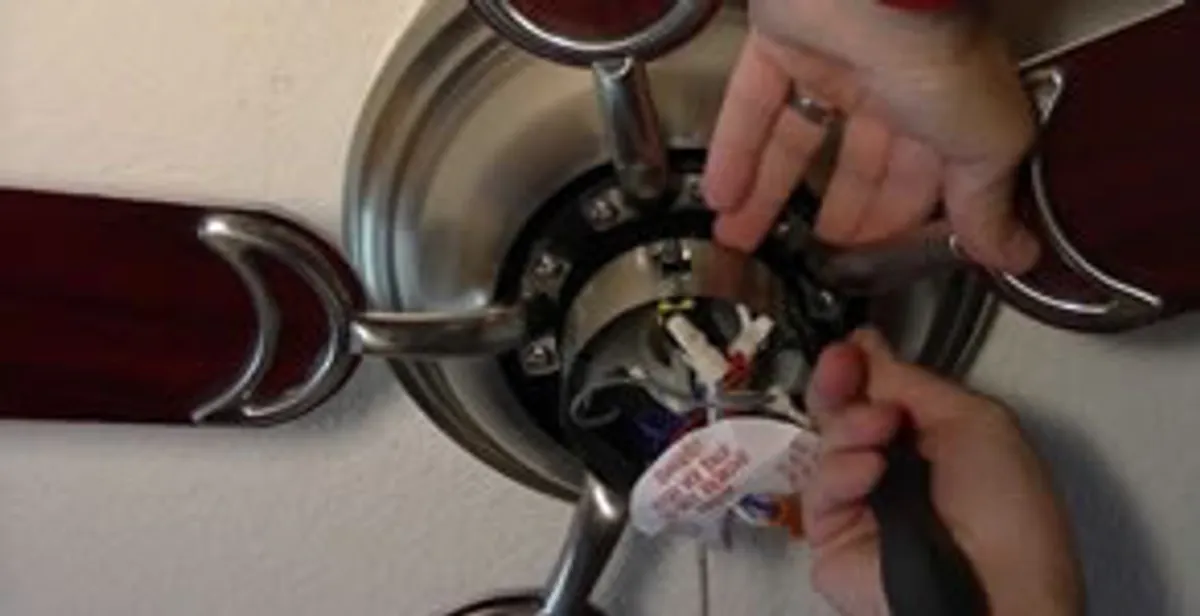 Ceiling fan installation with electrical wiring and mounting by professional electrician in Staten Island, NY
