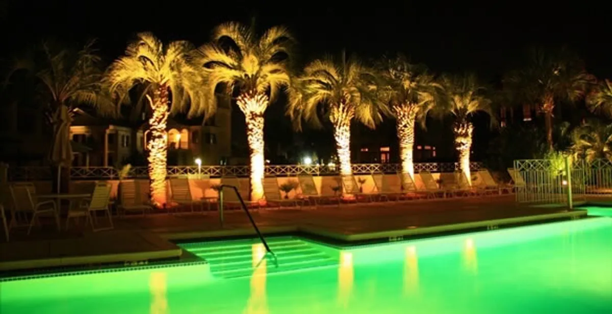 landscape lighting installation services illuminating outdoor recreational areas in Staten Island, NY