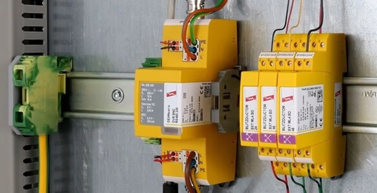 lightning surge protection system with surge suppressors installed by electrical service professionals in Staten Island, NY