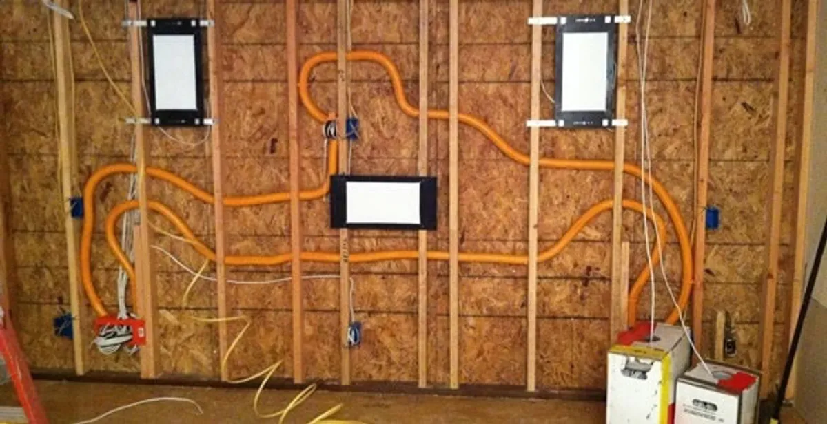 new construction wiring project displaying complete electrical system layout installed by professionals in Staten Island, NY