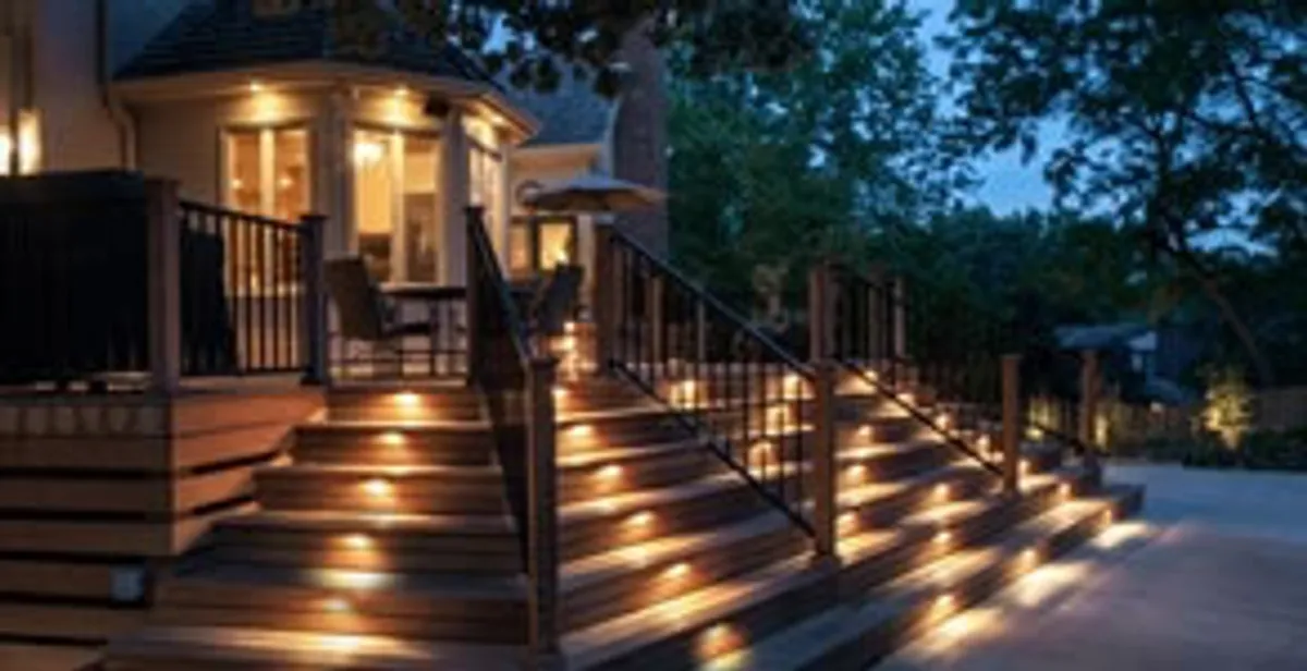 Residential electrician installing outdoor lighting for home safety in Staten Island, NY